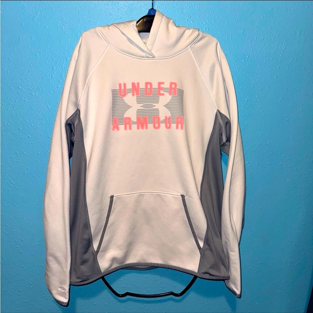 Under Armour Women's ColdGear Armour Fleece Block Solid Hoodie | Size Large